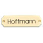 Messingschild 105x30x3mm